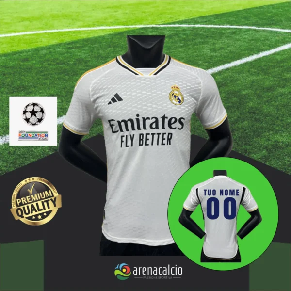 Maglia Real Madrid home player version 2023-24